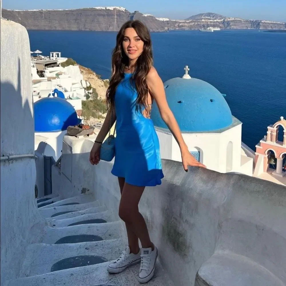 ZARA RING TRIM SLIP DRESS - Picture 15 of 16